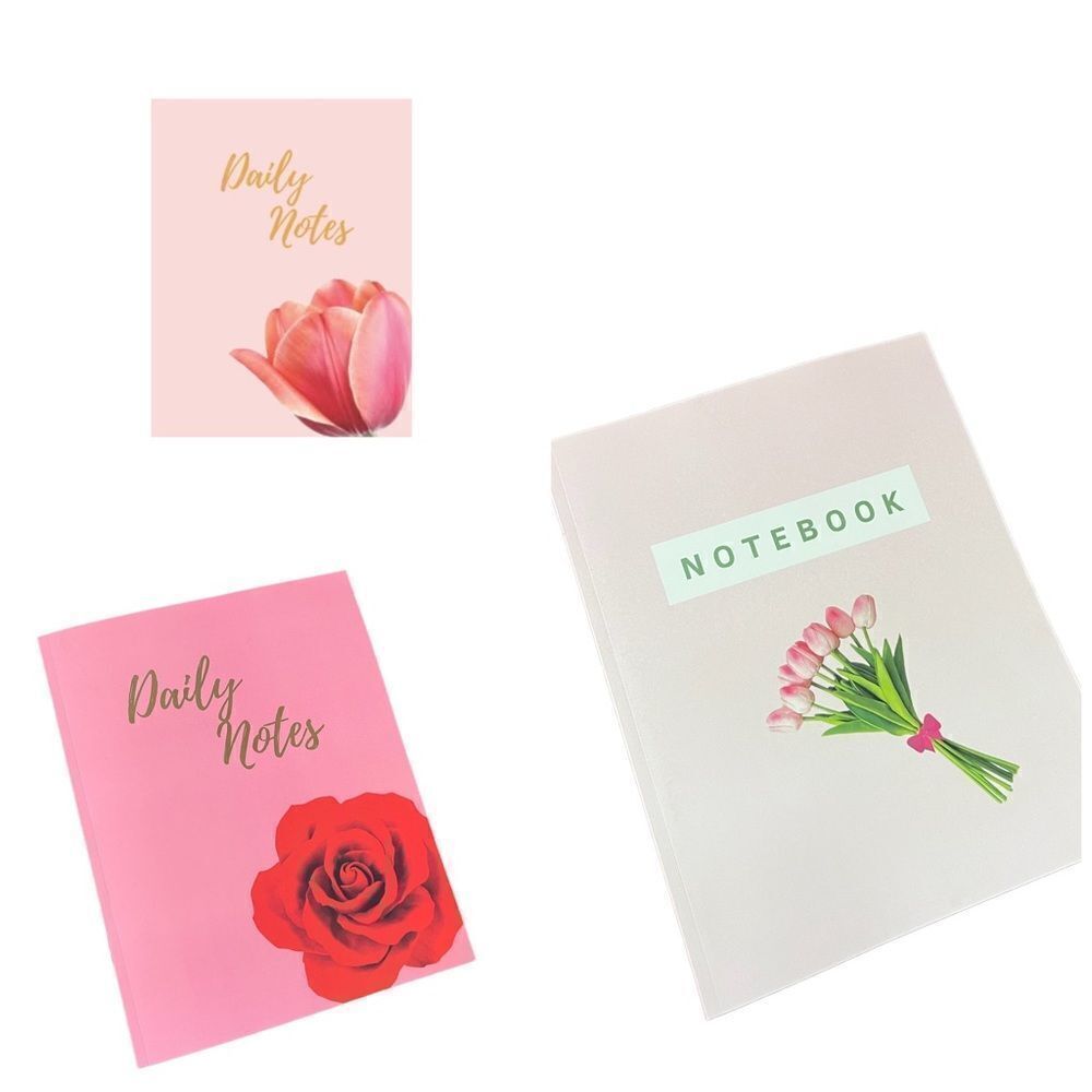Bundle of 3 notebook journals